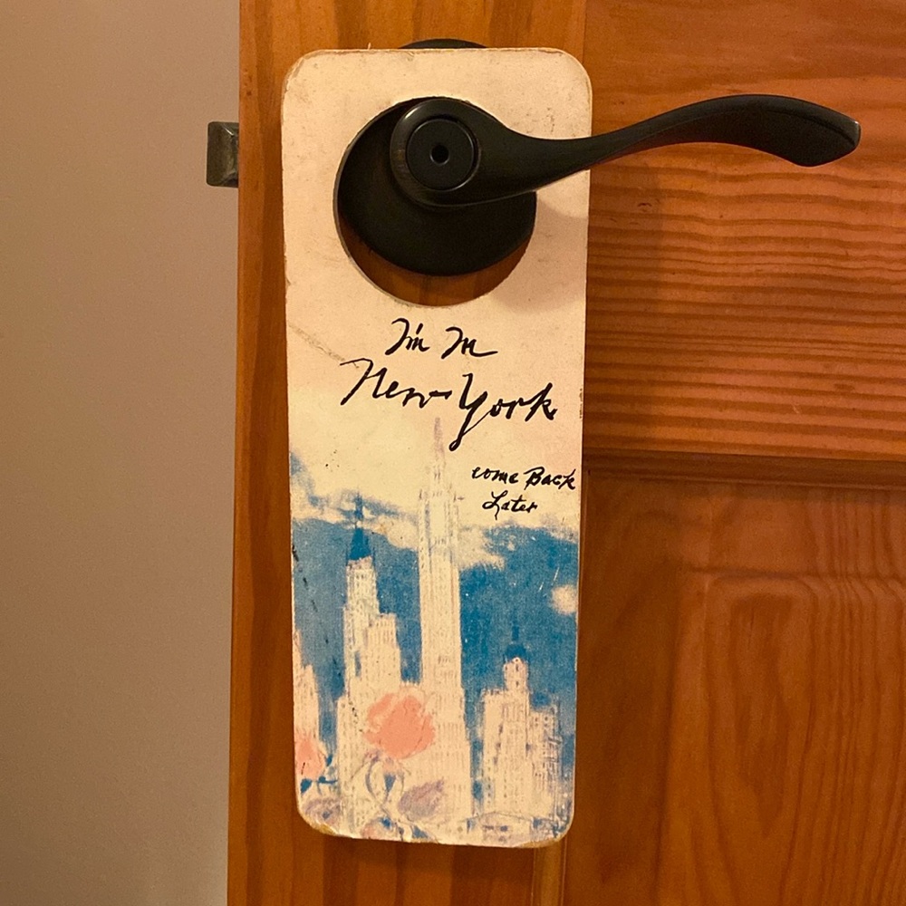 Anthropologie Door Hanger - New York